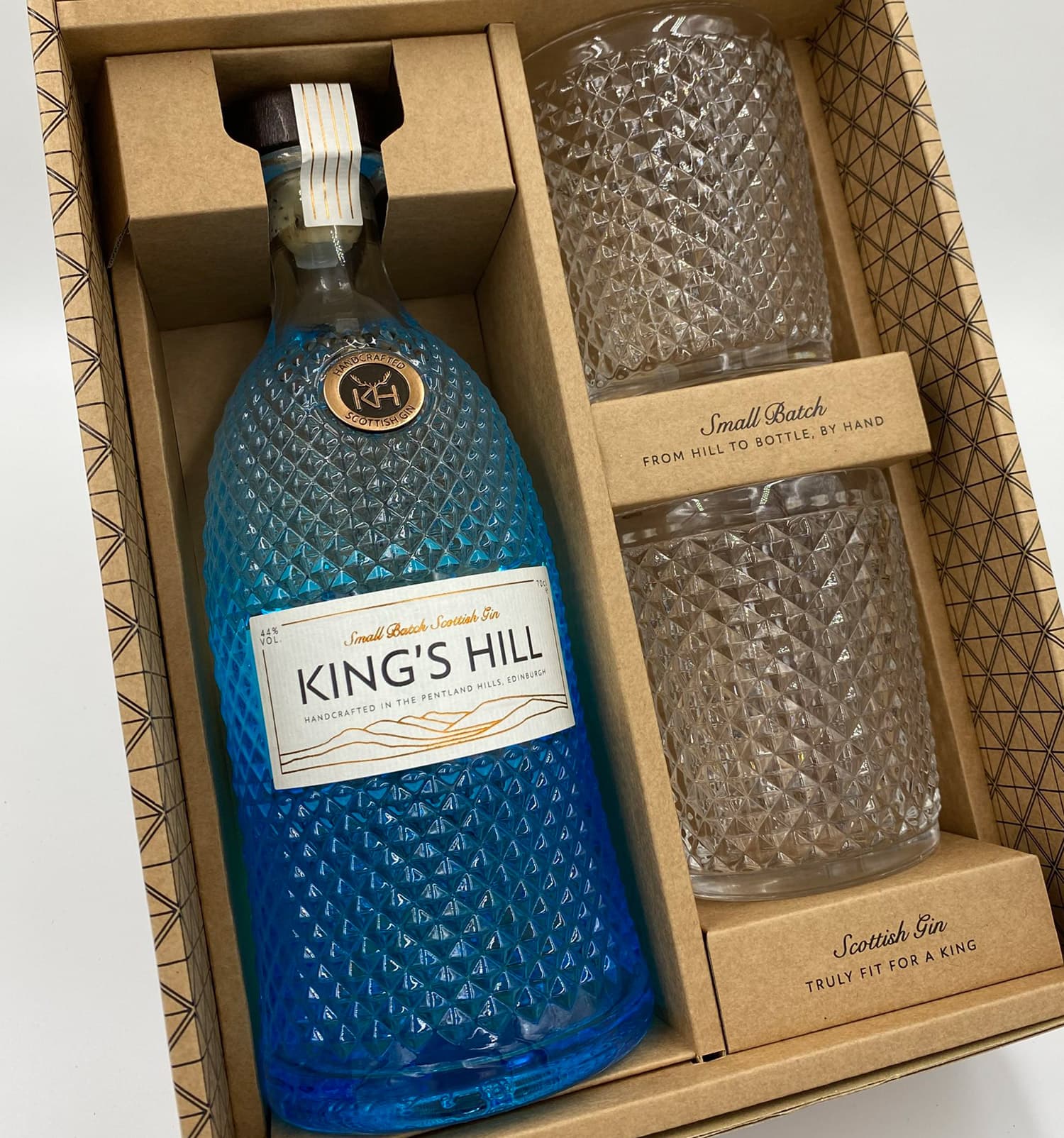 The King’s Hill Gin 70cl gift set